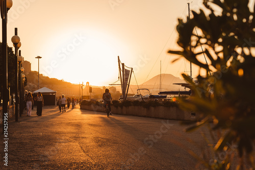 Tableau sur toile Tramonto a gaeta