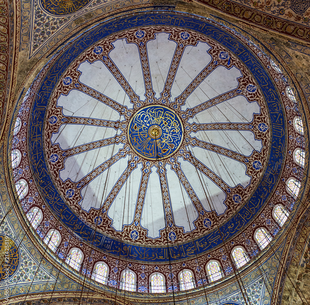  Istanbul - Blue Mosque, Sultan Ahmed Mosque.