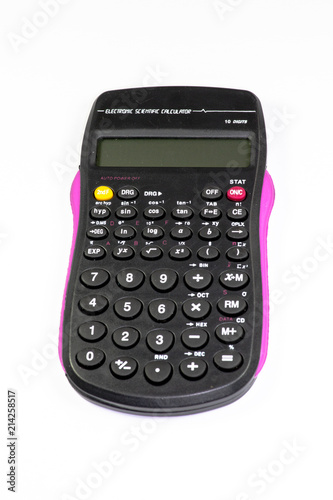 Scientific Calculator on a table ready for the first day of class. © Juan Llauro