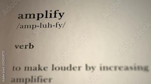 Amplify Definition