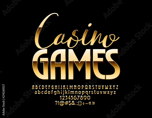 Photography Vector Luxury Emblem Casino Games