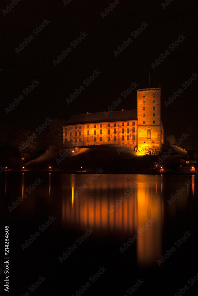 Kolding castle at night