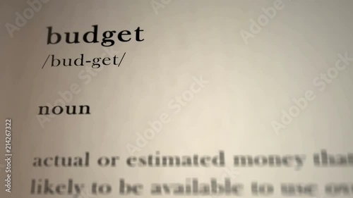 Budget Definition