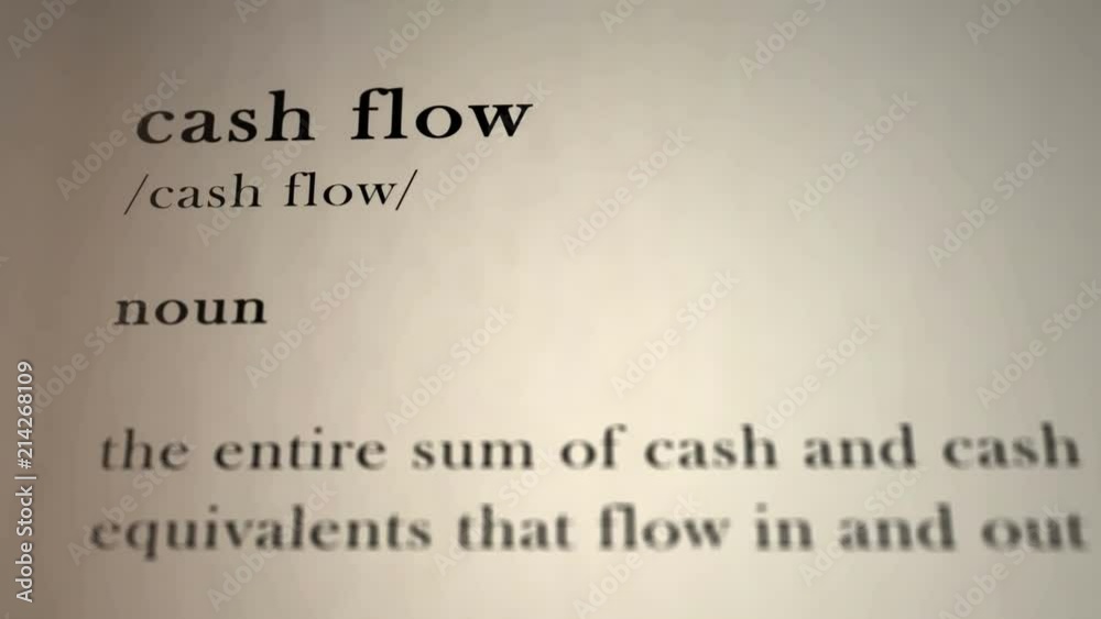 Cash Flow Definition