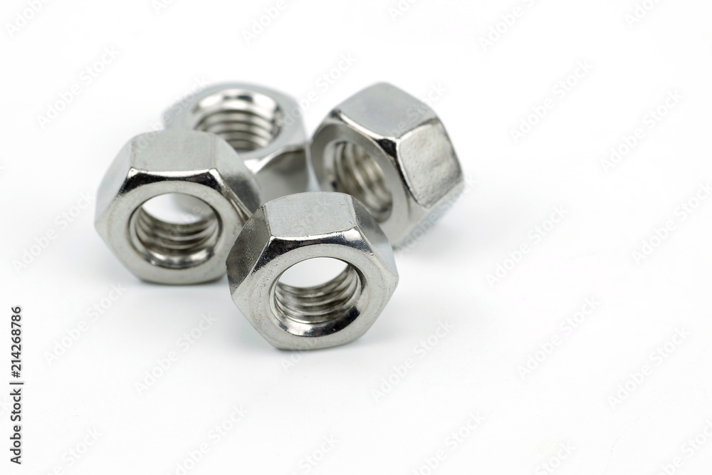 Stainless steel nut for mechanical work Stainless steel nut for mechanical work