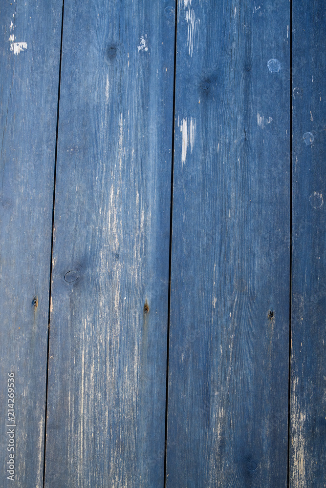 Fototapeta premium blaue Planken