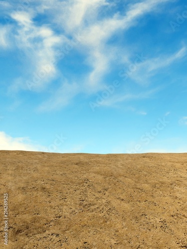 wasteland sky - CG image