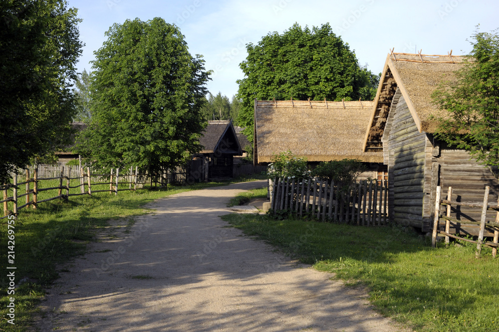 Ancient Belarusian (Russian) village Ancient Belarusian (Russian) village