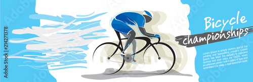 Bicycle championship vector