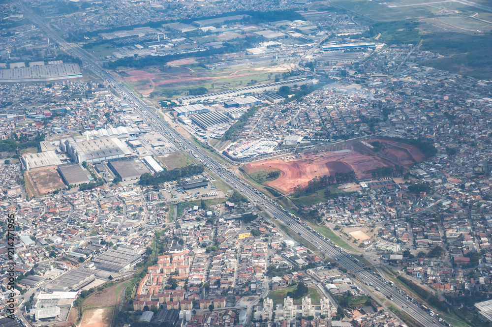 Aerial view of San Pablo city