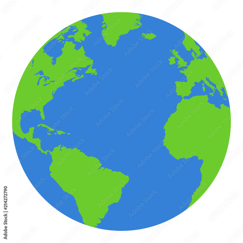 Planet Earth Vector Graphic - World Illustration