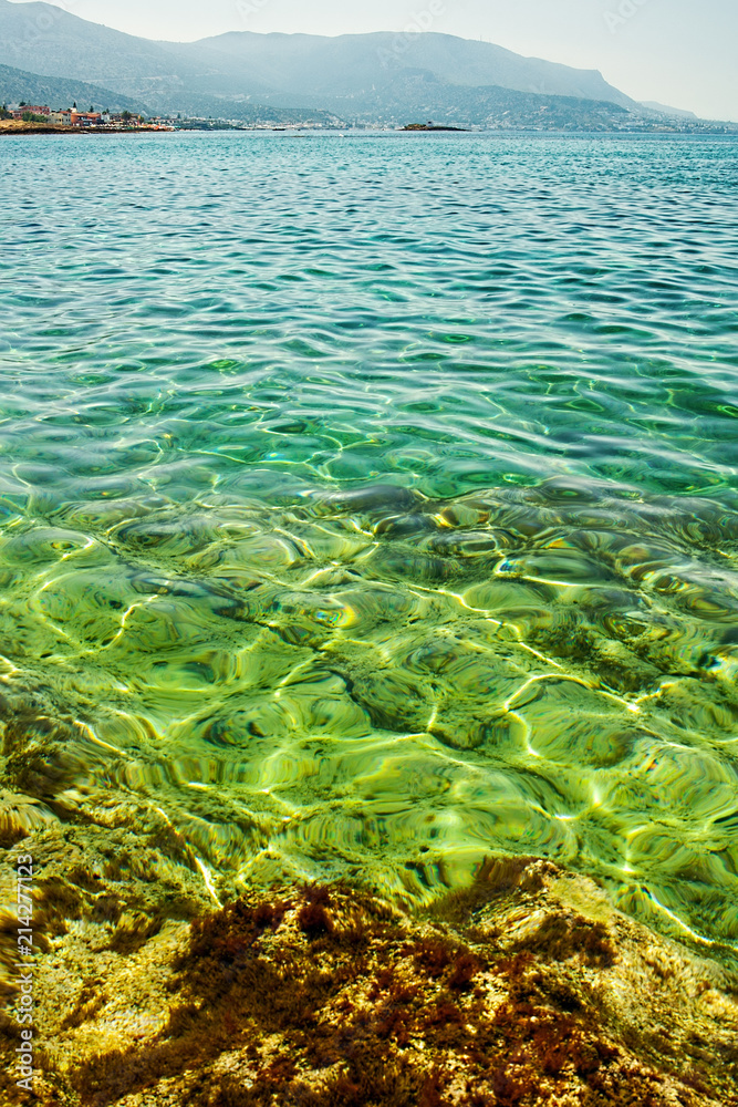 Fototapeta premium Azure water of the Mediterranean Sea