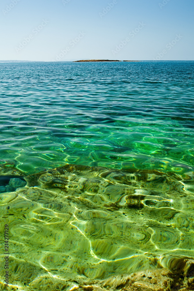 Azure water of the Mediterranean Sea