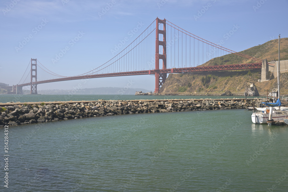 Golden Gate bridge in northern California.
