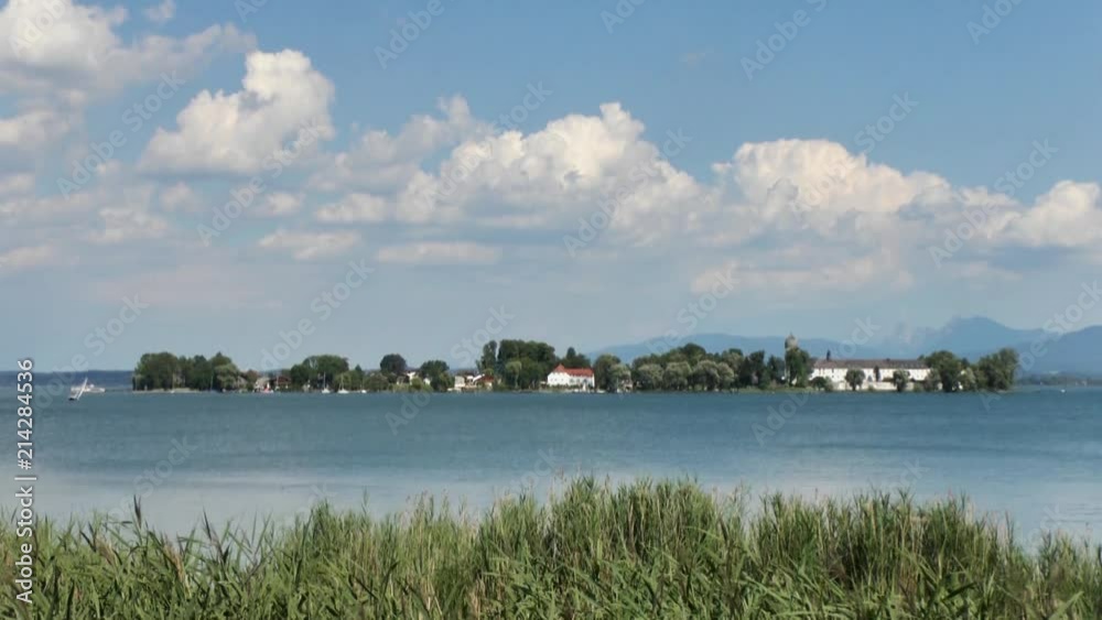 Lake Chiemsee, Sailing Boat, Fraueninsel Lake Chiemsee, Sailing Boat, Fraueninsel