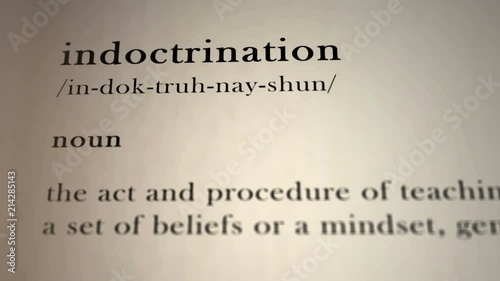 Indoctrination Definition photo