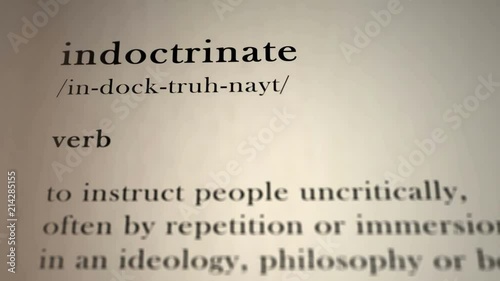 Indoctrinate Definition