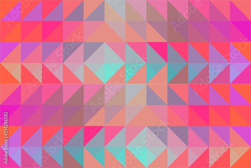 Abstract neon pattern background, vibrant, colorful and super bright. Colors shades: pink, orange, raspberry, fuchsia, purple, aquamarine, grey, light blue.