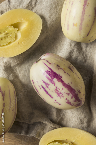 Raw White Organic Pepino Melons