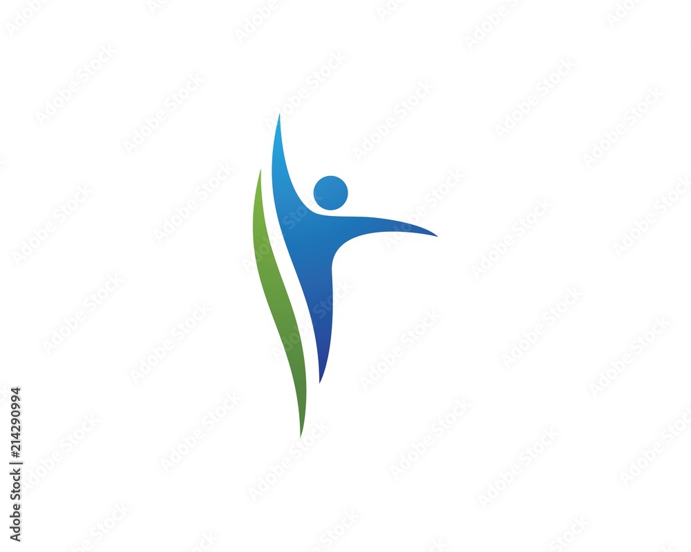 Fototapeta premium Healthy Life people Logo template