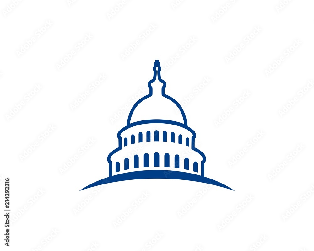 Capital building line art Capital building line art