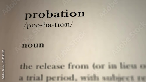 Probation Definition photo