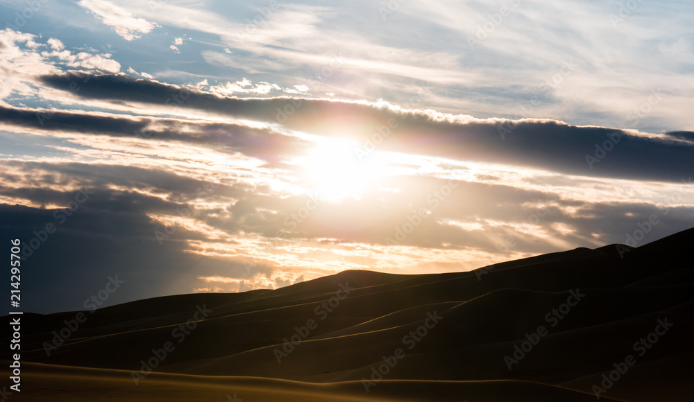 Sunset sand dunes Sunset sand dunes