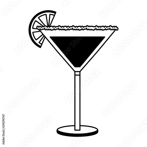 cocktail glass drink alcohol salt orange slice