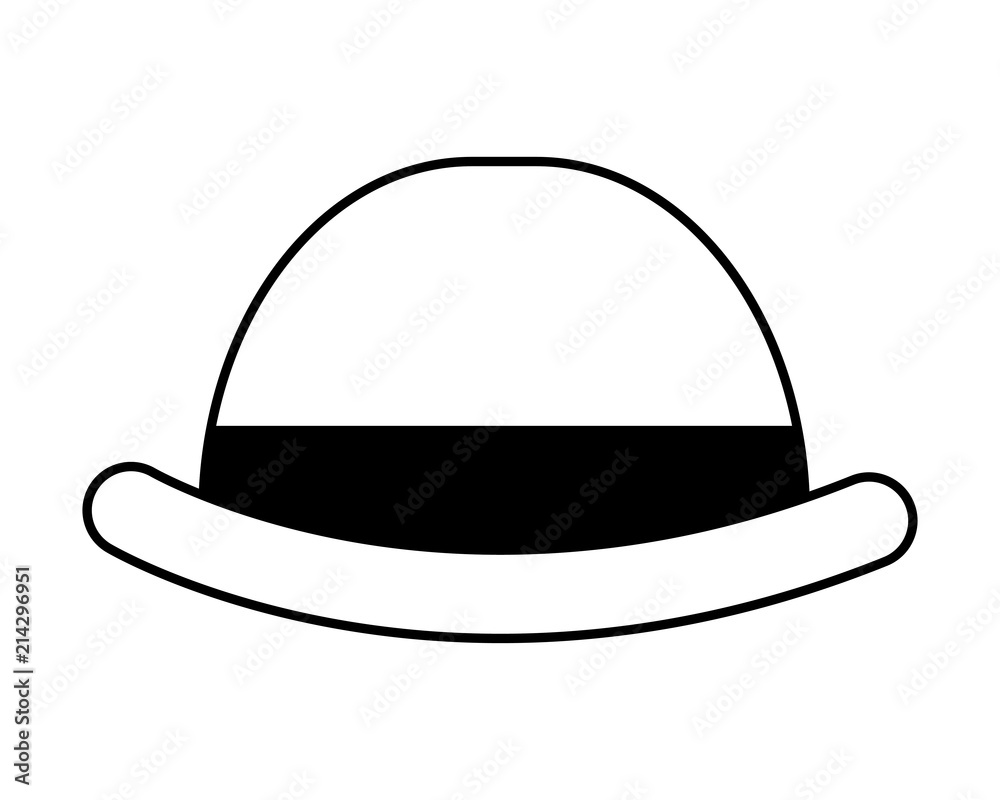Fototapeta premium english bowler hat elegant accessory