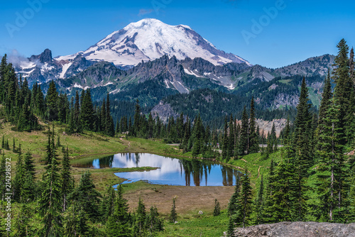 Tipsoo Lake at Mount Rainier National Park