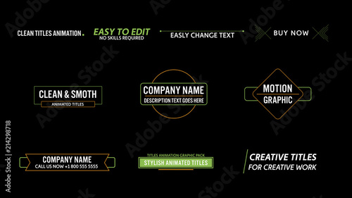 Smooth Reveal Corporate Titles 2