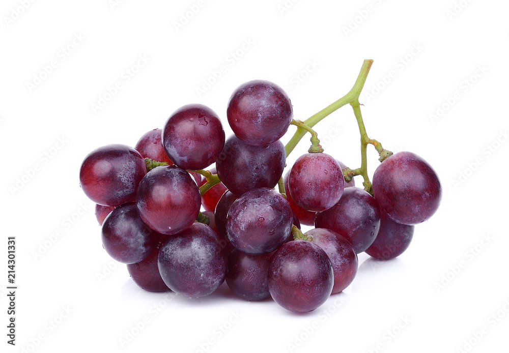 red grape isolated on white background red grape isolated on white background