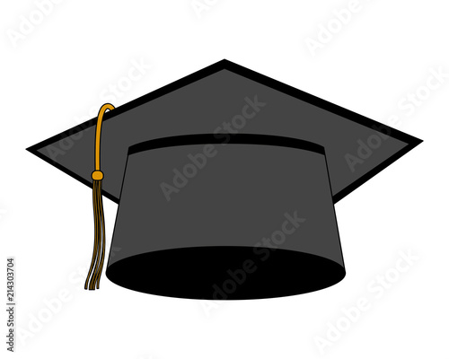 hat graduation isolated icon vector illustration design