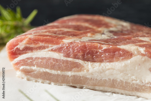 Raw Organic Pork Belly Meat