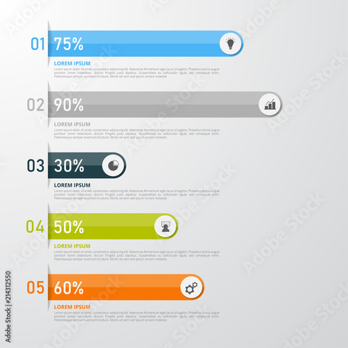 Infographic template for business, education, web design, banners, brochures, flyers, diagram, workflow, timeline. Vector illustration.