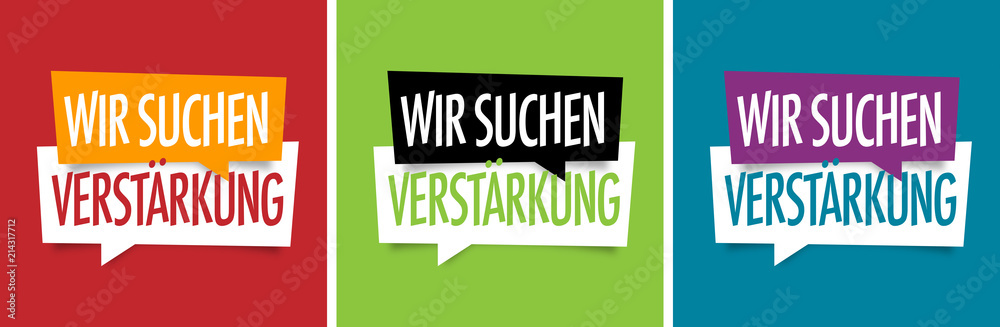 Wir suchen Verstärkung Wir suchen Verstärkung