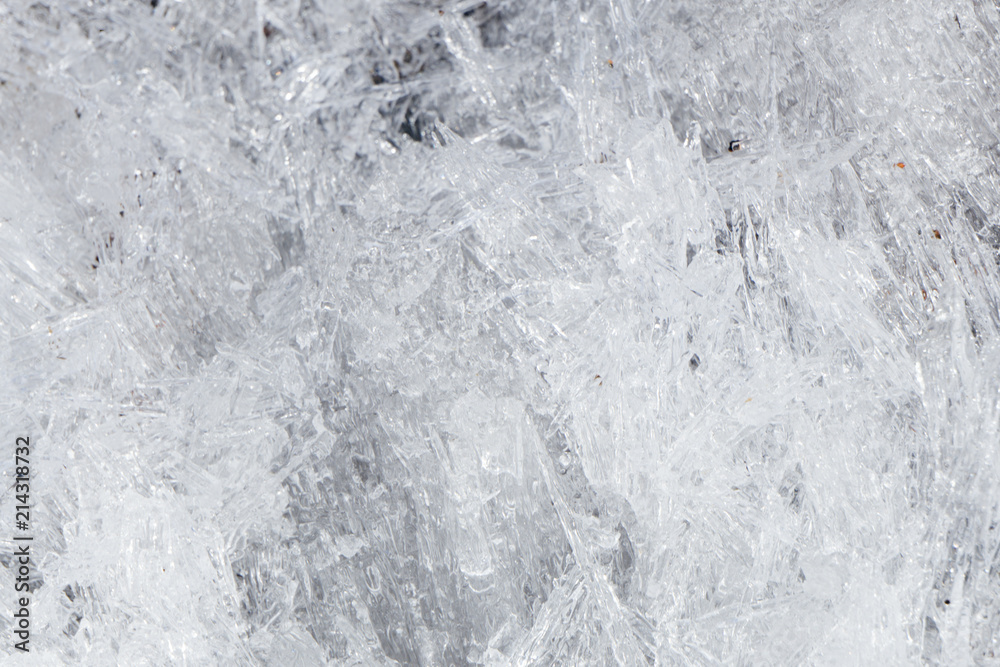 Obraz premium glass cullets grey and white as backround .