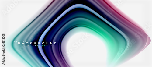 Rainbow fluid colors abstract background twisted liquid design, colorful marble or plastic wavy texture backdrop, multicolored template for business or technology presentation or web brochure cover