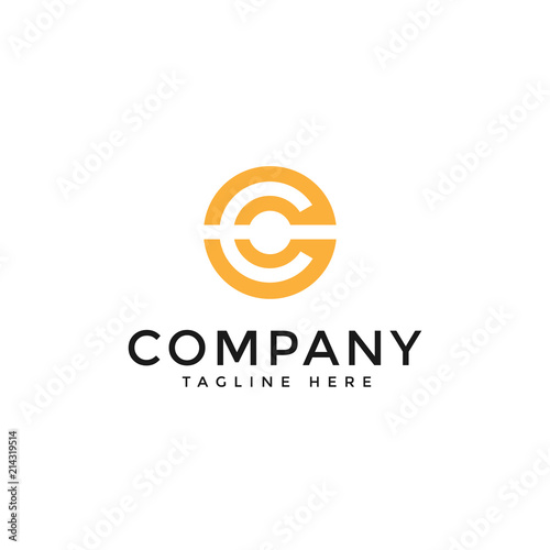Letter C in circle Logo Vector Download