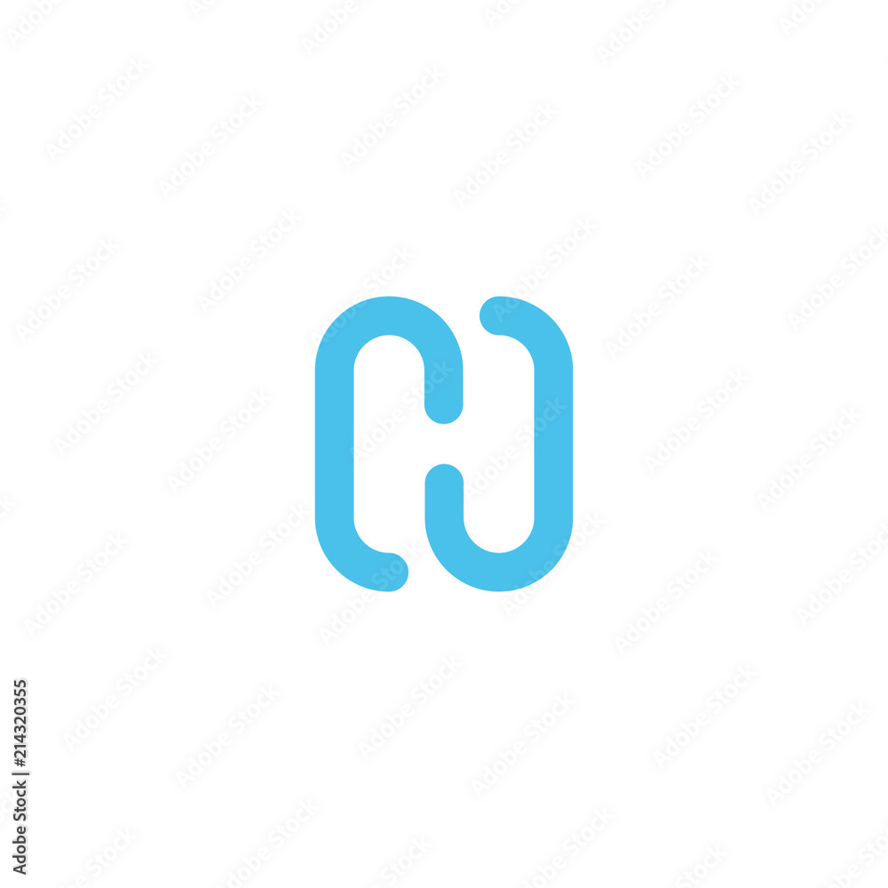 Abstract Initial letter H logo vector design template in isolated white background Abstract Initial letter H logo vector design template in isolated white background