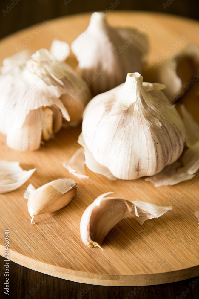 Garlic closeup Garlic closeup
