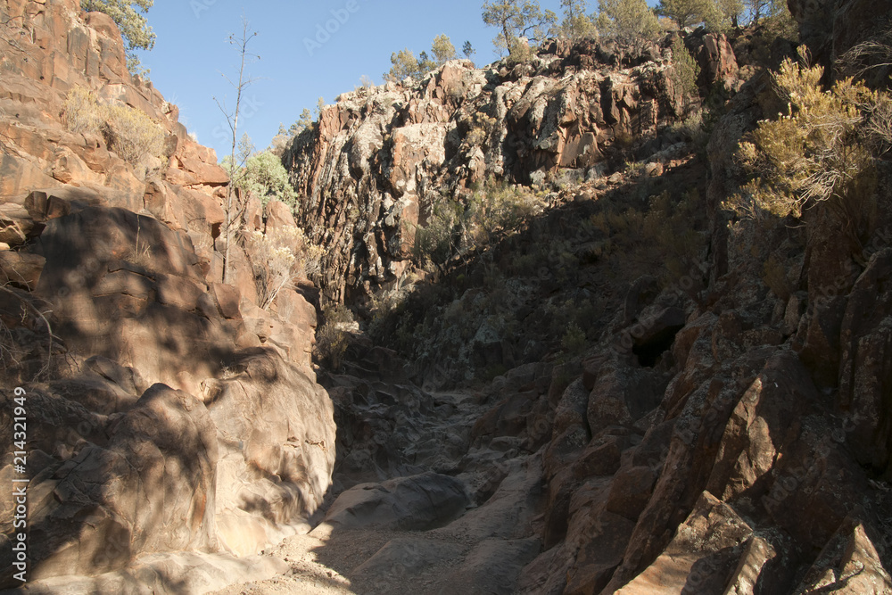 Sacred Canyon South Australia, view of canyon walls