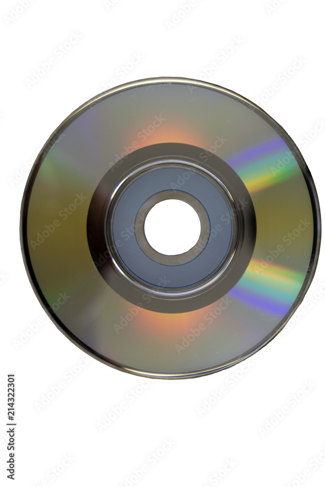 Compact disc isolated on white background With clipping path. Compact disc isolated on white background With clipping path.