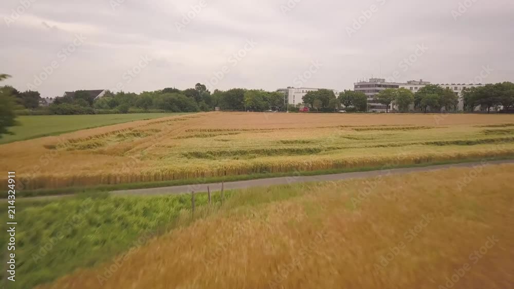 Incredible view from above. The city of Bonn Germany. Summer 2018. Fields Incredible view from above. The city of Bonn Germany. Summer 2018. Fields