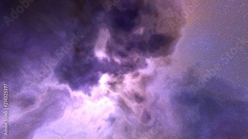 Fototapeta Naklejka Na Ścianę i Meble -  dark purple nebula