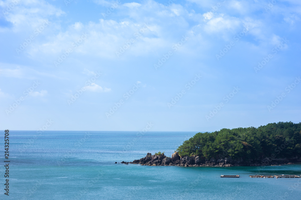 Beautiful island and sea Beautiful island and sea