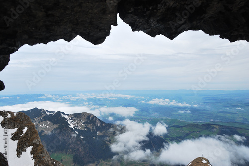 Switzerland Alps, view from top Pilatus . april 2012 photo