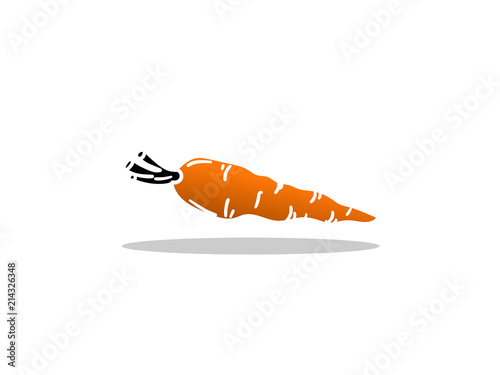 Carrot vector iliustration.