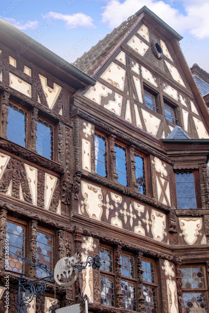 Saverne. La maison Katz, Monument historique, Alsace. Bas-Rhin. Grand Est