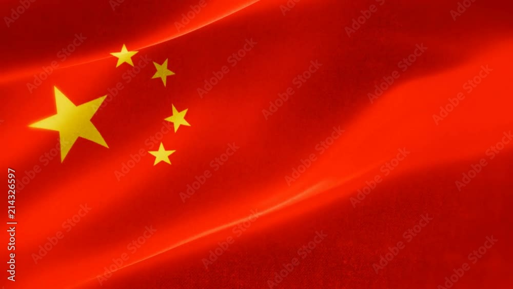 4k Highly Detailed Emblem of Peoples Republic of China. Angled view of a realistic Ultra-HD flag waving in the wind. Highly detailed fabric texture. 4k Highly Detailed Emblem of Peoples Republic of China. Angled view of a realistic Ultra-HD flag waving in the wind. Highly detailed fabric texture.